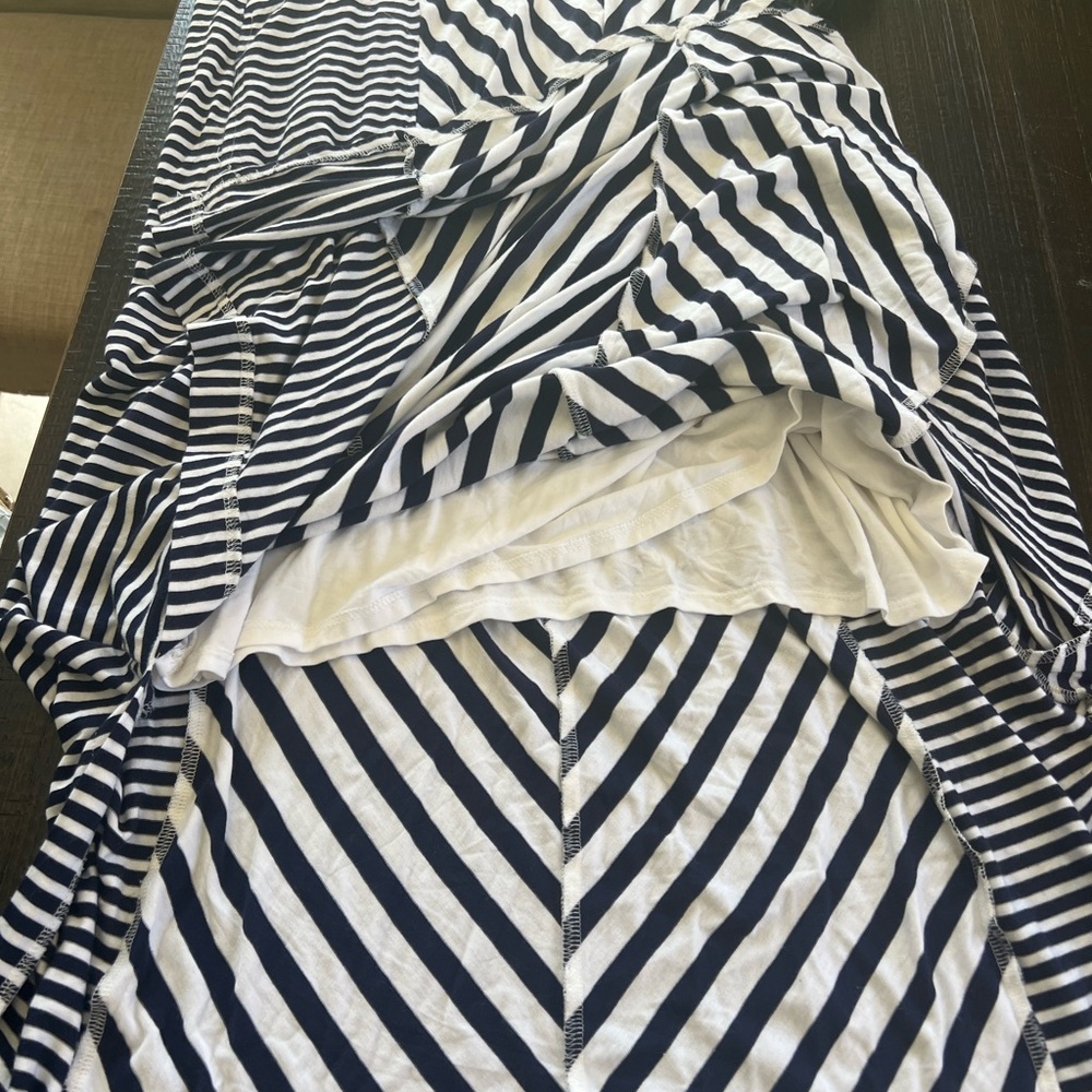SOMA Women's Striped Blue White Sleeveless Maxi Dress Casual size XL - Picture 10 of 16